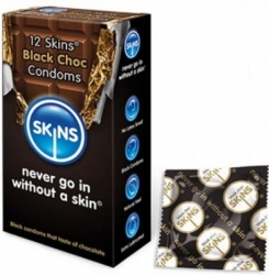 Skins Black Choc Condoms 12 pack